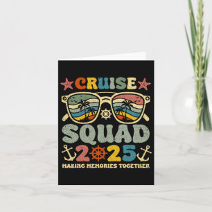 Cruise Squad 2025 Summer Vacation Matching Family Card