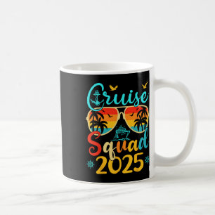 Cruise Squad 2025 Summer Vacation Matching Family Coffee Mug
