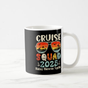 Cruise Squad 2025 Summer Vacation Matching Family Coffee Mug