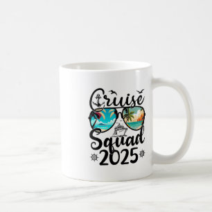 Cruise Squad 2025 Summer Vacation Matching Family Coffee Mug