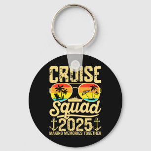 Cruise Squad 2025 Summer Vacation Matching Family Key Ring