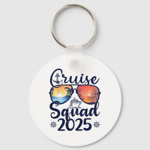 Cruise Squad 2025 Summer Vacation Matching Family Key Ring