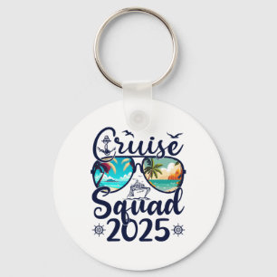 Cruise Squad 2025 Summer Vacation Matching Family Key Ring