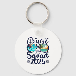 Cruise Squad 2025 Summer Vacation Matching Family Key Ring