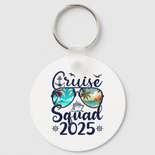Cruise Squad 2025 Summer Vacation Matching Family  Key Ring