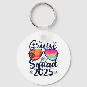 Cruise Squad 2025 Summer Vacation Matching Family Key Ring