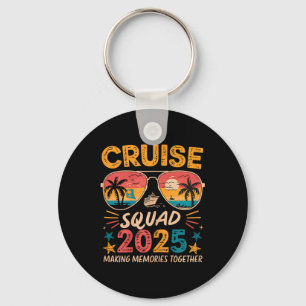 Cruise Squad 2025 Summer Vacation Matching Family Key Ring