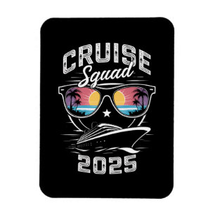 Cruise Squad 2025 Summer Vacation Matching Family  Magnet