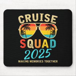 Cruise Squad 2025 Summer Vacation Matching Family Mouse Pad