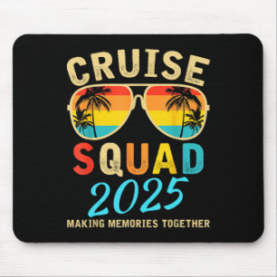 Cruise Squad 2025 Summer Vacation Matching Family Mouse Pad