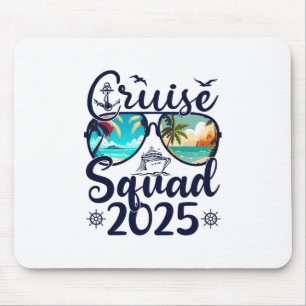 Cruise Squad 2025 Summer Vacation Matching Family  Mouse Pad