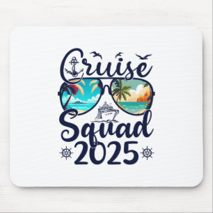 Cruise Squad 2025 Summer Vacation Matching Family Mouse Pad
