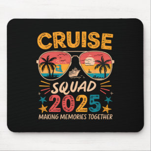 Cruise Squad 2025 Summer Vacation Matching Family  Mouse Pad