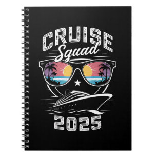 Cruise Squad 2025 Summer Vacation Matching Family  Notebook