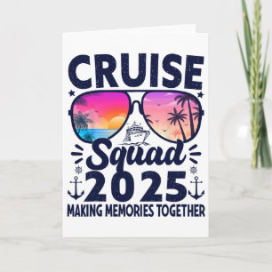 Cruise Squad 2025 Summer Vacation Trip Group Match Card