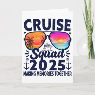 Cruise Squad 2025 Summer Vacation Trip Group Match Card