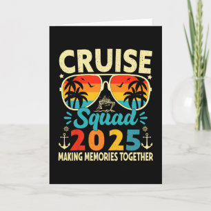 Cruise Squad 2025 Summer Vacation Trip Group Match Card