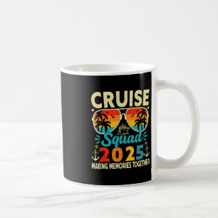 Cruise Squad 2025 Summer Vacation Trip Group Match Coffee Mug