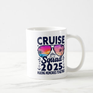 Cruise Squad 2025 Summer Vacation Trip Group Match Coffee Mug