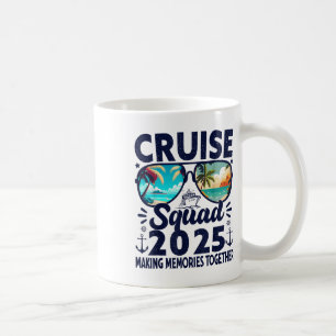 Cruise Squad 2025 Summer Vacation Trip Group Match Coffee Mug