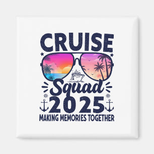 Cruise Squad 2025 Summer Vacation Trip Group Match Magnet