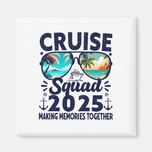 Cruise Squad 2025 Summer Vacation Trip Group Match Magnet