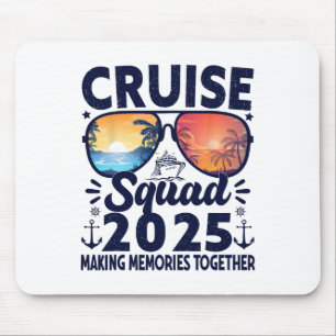 Cruise Squad 2025 Summer Vacation Trip Group Match Mouse Pad