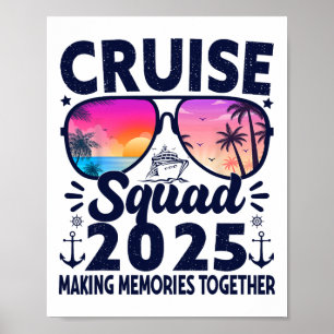 Cruise Squad 2025 Summer Vacation Trip Group Match Poster