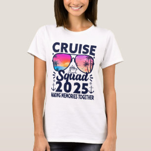 Cruise Squad 2025 Summer Vacation Trip Group Match T-Shirt