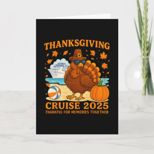 Cruise Squad 2025 Thanksgiving Autumn Cruise Ship Card