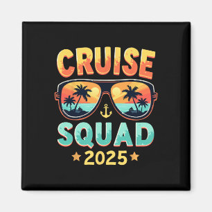 Cruise Squad 2025 Trip Ship Family Matching Summer Magnet