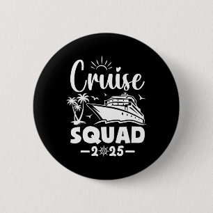 Cruise Squad 2025 Vacation Matching Family 6 Cm Round Badge