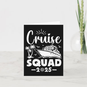 Cruise Squad 2025 Vacation Matching Family Card
