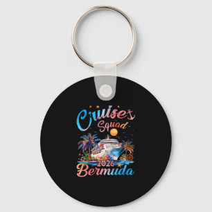 Cruise Squad 2026 Bermuda Family Vacation Gift Key Ring