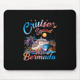 Cruise Squad 2026 Bermuda Family Vacation Gift Mouse Pad