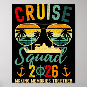 Cruise squad 2026 cruising beach hawaii summer poster