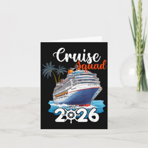Cruise squad 2026 cruising hawaii beach summer card