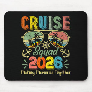 Cruise Squad 2026 Family Group Matching Summer Mouse Pad