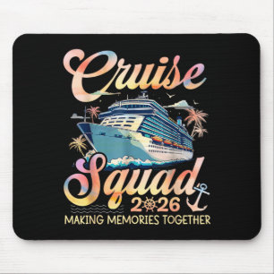 Cruise Squad 2026 Family Group Matching Summer Mouse Pad