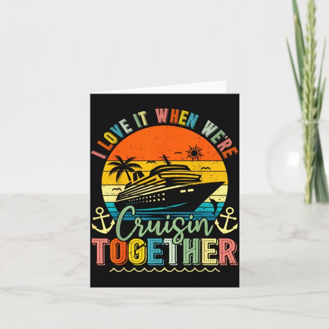 Cruise Squad 2026 Family Group Matching Summer Vac Card (Front)