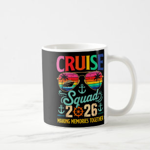 Cruise Squad 2026 Family Group Matching Summer Vac Coffee Mug