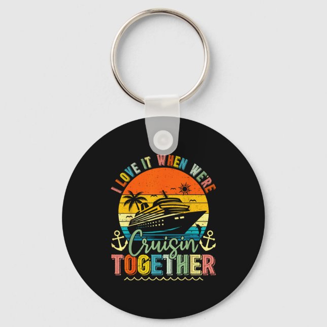 Cruise Squad 2026 Family Group Matching Summer Vac Key Ring (Front)