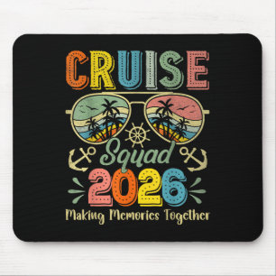 Cruise Squad 2026 Family Group Matching Summer Vac Mouse Pad