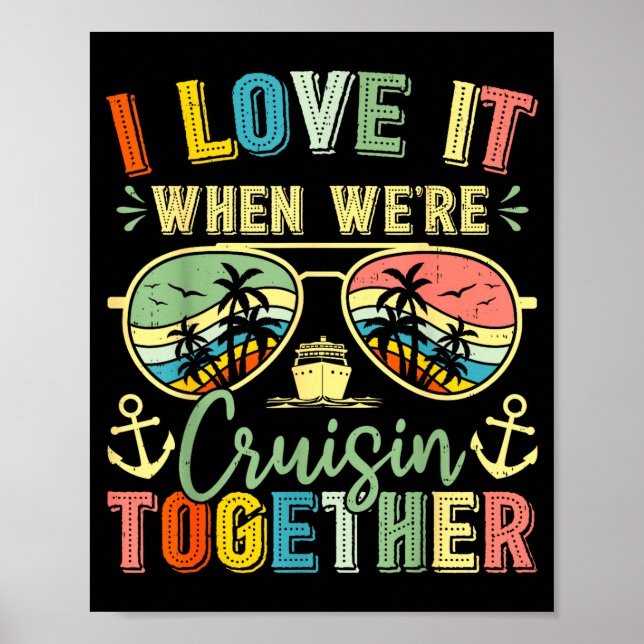 Cruise Squad 2026 Family Group Matching Summer Vac Poster (Front)