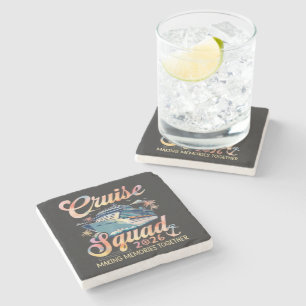 Cruise Squad 2026 Family Summer Vacation Stone Coaster
