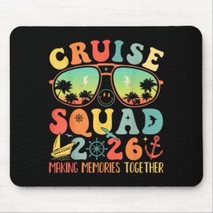 Cruise Squad 2026 Family Vacation Matching Group Mouse Pad