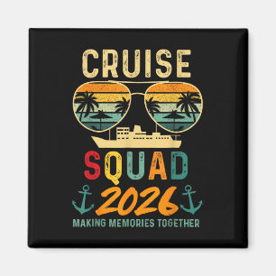 Cruise Squad 2026 Family Vacation Matching Group S Magnet