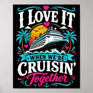 Cruise squad 2026 friends family couples matching poster