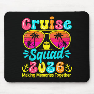Cruise squad 2026 making memories family group mouse pad