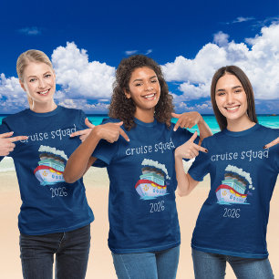 Cruise Squad 2026 Matching Vacation Tee